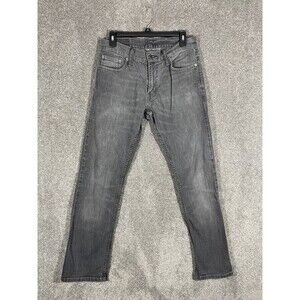 Levi's 514 Men’s Slim Fit Straight Leg  Jeans 30x30 Black Gray Denim Pants